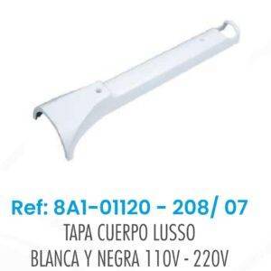 TAPA CUERPO LUSSO BLANCA NEGRA